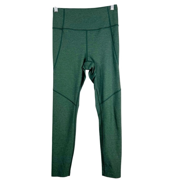 OUTDOOR VOICES 3/4 Warm-up Crop Leggings Heather Green Size Small - Picture 1 of 6